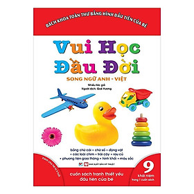 Sách - Vui Học Đầu Đời - Song Ngữ Anh - Việt: Dành Cho Trẻ 3 Tuổi - Tân Việt Books