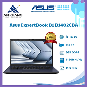 Mua Laptop Asus ExpertBook B1 ( B1402CBA-EK0559W ) | Intel Core i5-1235U | RAM 8GB | 512GB SSD | Intel Iris Xe Graphics | 14 inch FHD | Win 11 | 2Yrs - Hàng Chính Hãng - Bảo Hành 24 Tháng