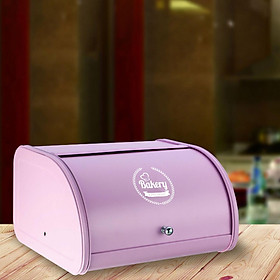 Bread Bin with Roll Top Lid Bread Box Holder for Countertop Home Bakery