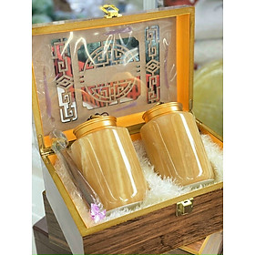 Mua Cặp bình  hủ đưng trà đá ngọc hoàng long - Cao 15cm