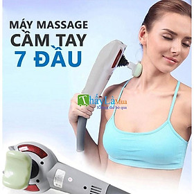 Máy massager đấm lưng 7 đầu