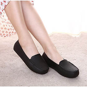 Giầy búp bê đế bệt siêu mềm GN22 - Đen - 39