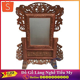 Mua Khung Ảnh Rồng Gỗ Hương  Khung tứ linh lồng ảnh 20x30cm