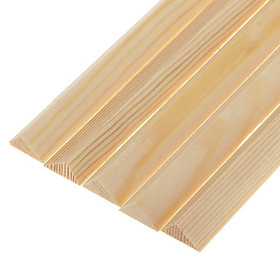 2-5pack 5 Pieces Pine Wood Sticks Strips for Airplane Boat Model DIY Crafts