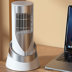 Mua Máy sưởi để bàn nhỏ gọn - Máy sưởi mini màu trắng đẹp để bàn làm việc  văn phòng hoặc bàn học cho bé