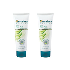 Hai tuýp mặt nạ đất sét ngừa mụn, kiểm soát dầu từ lá neem Himalaya Herbals Neem Face Pack 100g
