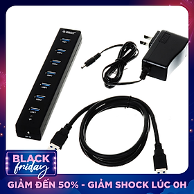 Hub chia 7 cổng chuẩn USB 3.0 Orico H7013-U3 - Hàng nhập khẩu