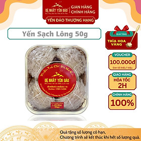 [NEW] Yến Khánh Hòa -Yến Sạch Lông [Hộp 50g] - Đệ Nhất Yến Đảo - Bồi Bổ Sức Khỏe - Phục Hồi Chức Năng Phổi - Phụ Nử Sau Sinh - Đẹp Da - Chống Lão Hóa - Hỗ Trợ Điều Trị Ung Thư -Tăng Cường Sinh Lý -Trí Nhớ - Cải Thiện Giấc Ngủ