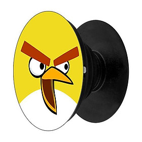 Popsocket in dành cho điện thoại mẫu Angry Vàng - Hàng chính hãng