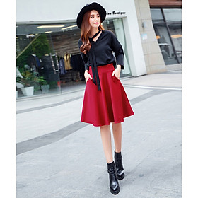 Chân váy xòe điệu đà đỏ– MS0301D