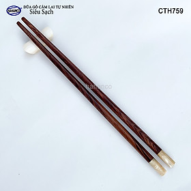 Đũa Gỗ Cẩm Lai Cẩn Ốc Biển New Zealand HAHANCO Vân Đẹp Siêu Sạch