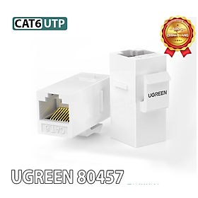 Đầu nối mạng âm tường Cat6 Ugreen 80457 Hỗ trợ 10Gbps Cao Cấp - Hàng chính hãng