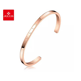 Vòng Tay Julius Hàn Quốc JSB078 Thép Không Gỉ - Thanh Lịch - Dịu Dàng