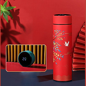 Mua Bình Giữ Nhiệt Hiển Thị Nhiệt Độ Họa Tiết Tết 480ml