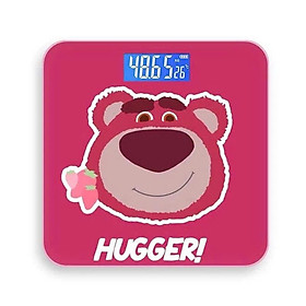 Cân Điện Tử ,Cân Sức Khỏe Gia Đình ,Hình Gấu Dâu  Đáng Yêu ,Mi Ni ,Tiện Lợi Bền Đẹp ,Độ Chính Xác Cao