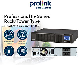 Mua Bộ lưu điện UPS Online PROLiNK PRO902ERS (2000VA/1800W) bảo vệ tối đa cho các tải quan trọng trong ứng dụng công nghệ - Hàng chính hãng