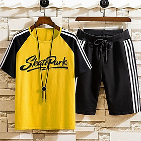 Đồ bộ nam nữ unisex mùa hè chất mè xịn co giãn 4 chiều thoáng mát (Skate)