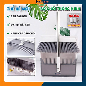 Chổi Nhựa Quét Nhà Đa Năng Hamart Kèm Hót Rác Bộ Chổi Thông Minh Cao Cấp MỚI