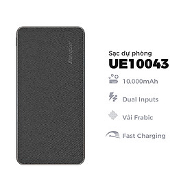 Mua Sạc dự phòng Energizer 10000mAh - UE10043 - tích hợp 2 cổng input (micro USB và USB-C) - Hàng chính hãng