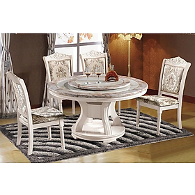 Mua Bộ bàn ăn tròn xoay nhập khẩu Tundo HHP-BA868-13 cao cấp