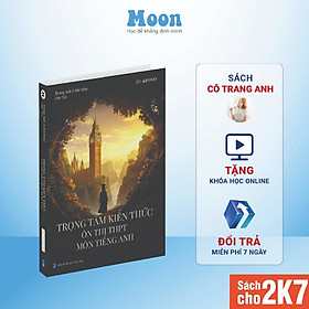 Sách Trọng tâm kiến thức ôn thi THPT tiếng anh cô Trang Anh luyện thi đánh giá năng lực - MoonBook - Tam Tam
