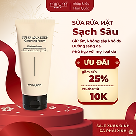 Sữa Rửa Mặt Mirum Tạo Bọt Làm Sạch Và Giữ Ẩm 120ml