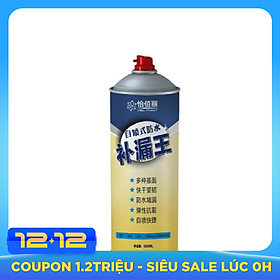 Bình xịt chống thấm đa năng chai xịt ngăn dột nước trần sàn mái tôn, chân tường nhà (màu trắng)
