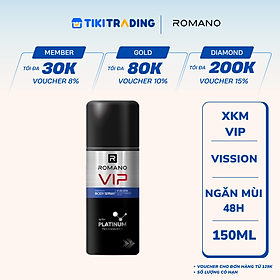Xịt Khử Mùi Vip Romano 150Ml