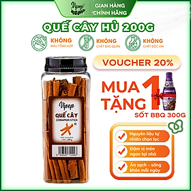 Quế Cây Tự Nhiên Vipep Hũ Nhựa 200g