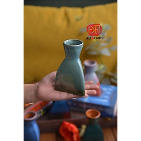Lọ hoa mini để bàn siêu cute, sứ Bát Tràng. Trang trí kệ treo tường, bàn làm việc, bàn cafe, bàn trà bh18