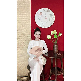 Set bộ bà ba nữ Tết gấm cổ tròn đủ màu đủ