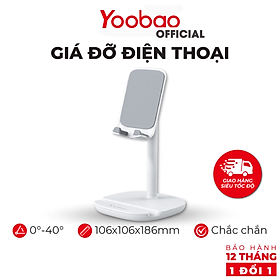 [HÀNG CHÍNH HÃNG] Giá đỡ điện thoại để bàn YOOBAO B1 Màn hình 4-11 inch- Khung gấp gọn- Bảo hành 12 tháng 1 đổi 1 - Màu trắng