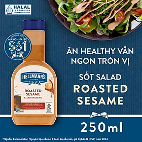 Xốt Salad Mè Rang Hellmann’s 250ml - Thương Hiệu Mỹ, SX Thái Lan | Hellmann’s Roasted Sesame Salad Dressing 250ml