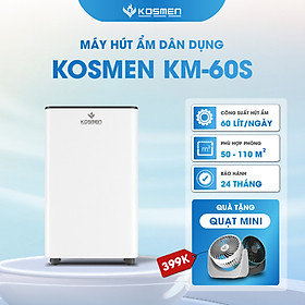 Mua Máy Hút Ẩm Kosmen KM-60S Công Suất 60 lít/ngày  Công Nghệ Ion Âm - Hàng Chính Hãng