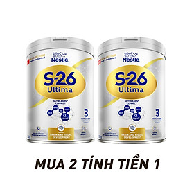 Mua 2 tính tiền 1 Sữa dinh dưỡng công thức S-26 ULTIMA 3 750G với hợp chất