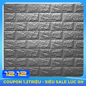 Bộ 10 xốp dán tường giả gạch 3D TM03