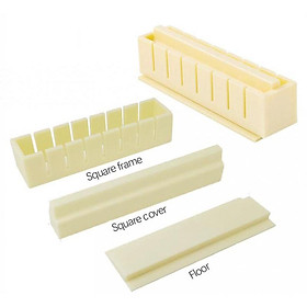Mua Bộ 3 Khuôn Làm Sushi Đa Năng Rong Biển Cuộn Cơm - Dụng Cụ Làm Sushi Moulds Tự Làm Cơm Bóng Loại Đẹp
