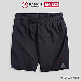 Quần đùi nam thể thao BIG SIZE FASVIN Từ 80 Đến 120KG vải co giãn mềm mát D23559.HN