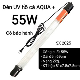 Đèn UV 55W AQUA SUV+ Diệt Khuẩn, Rêu Tảo Hồ Cá Koi , Xử Lý Nước Thải, Nước Sinh Hoạt Trong 7 Ngày