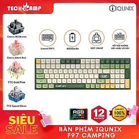 Mua Bàn phím IQUNIX F97 Camping | RGB - 3 Mode - Aluminum - Hàng chính hãng