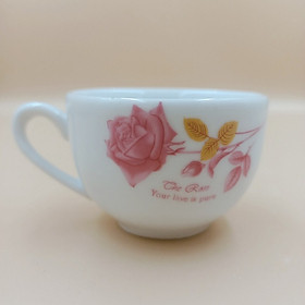 Mua Combo 6 Chén Sứ Hoa Hồng Uống Trà   Cafe Ngày Tết