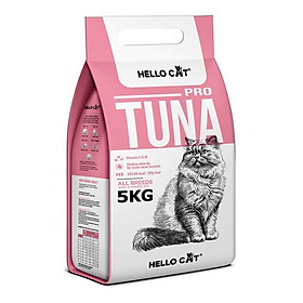 5KG THỨC ĂN HẠT HELLO CAT DÀNH CHO MÈO - Cá ngừ