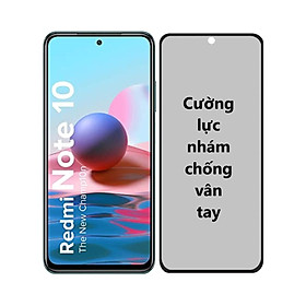 Cường Lực Nhám Chống Vân Tay cho Xiaomi Redmi Note 9 10 11 12 13 Pro T S Lite 5G 4G