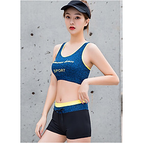 Bộ Đồ Bơi Nữ Bikini Hai Mảnh AT161 MayHouse, Set Quần Bơi Nữ Và Áo Bơi Nữ, One Size, Form Thể Thao