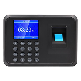 Employee Fingerprint Attendance Clock 2.4" Display Screen