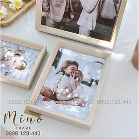 Khung Ảnh Gỗ Nhiều Kích Thước Trang Trí Phòng Khách, Phòng Ngủ Mino Frame KH13B