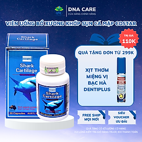 Hình ảnh Viên uống xương khớp sụn cá mập Shark Cartilage Costar hỗ trợ tạo chất nhờn cho khớp hộp 30/120/365 viên