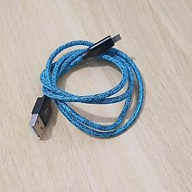 Hình ảnh Dây cáp sạc cổng USB-C (Type C) siêu dài dây dù bện chống đứt, chống xoắn rối - Giao màu ngẫu nhiên