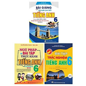 Sách - combo bài giảng và lời giải chi tiết - ngữ pháp và bài tập trắc nghiệm tiếng anh 6 (bám sát sgk kết nối)