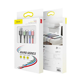 Cáp sạc 4 đầu đa năng chính hãng baseus